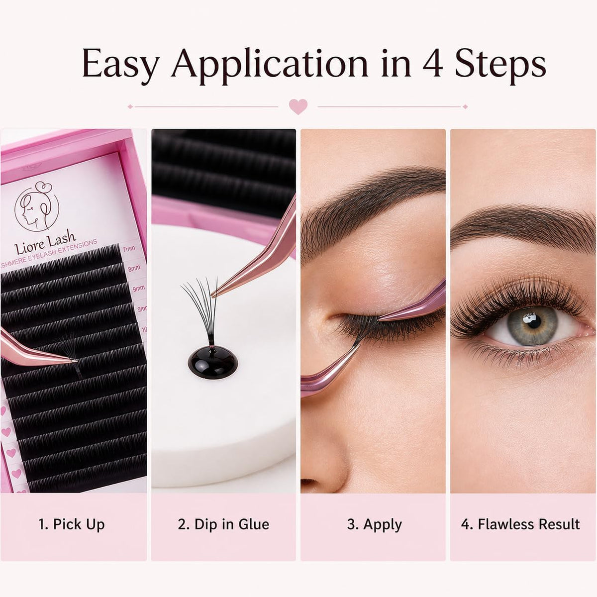 Eyelash Extensions 0.10 D Curl