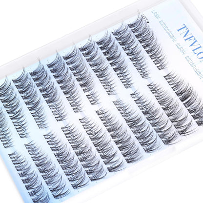Left & Right Natural Lash Clusters Wispy Cluster Eyelash Extensions