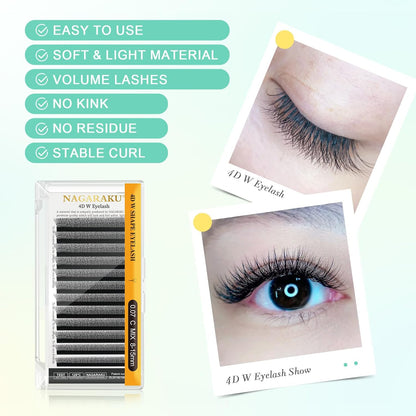 Black Eyelash Extensions 8-15mm