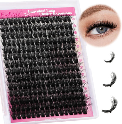 Lash Clusters 280Pcs 80D 12-18Mm Volume Fluffy Soft D Curl