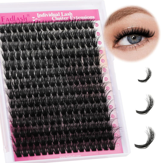 Lash Clusters 280Pcs 80D 12-18Mm Volume Fluffy Soft D Curl