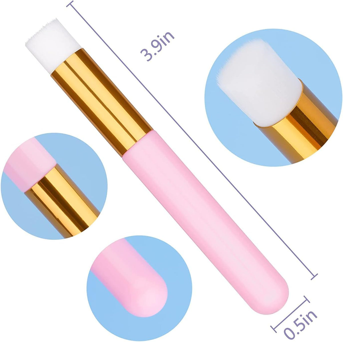 Brushes For Eyelash Extensions 30PCS PINK