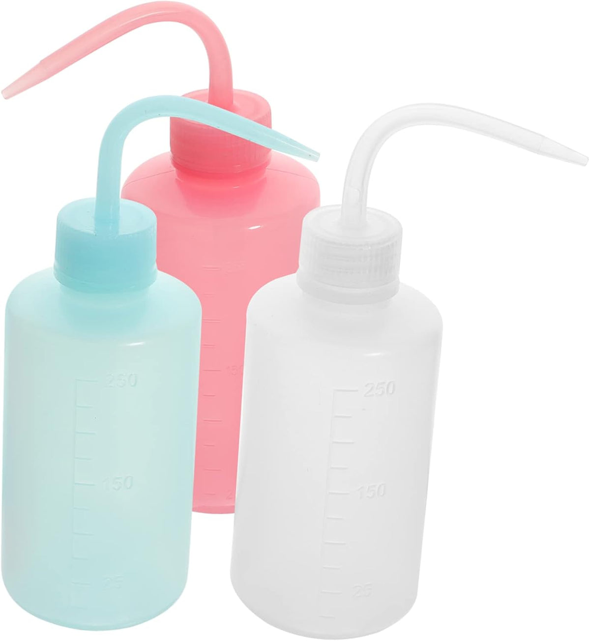 Refillable Eyelash Or Brow Cleaning Bottle With Bent Tip 3Pcs