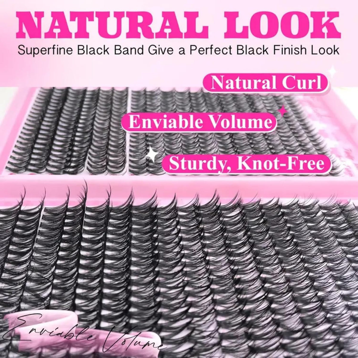 Lash Clusters Eyelash Extensions DIY Natural Curl 40D/80D 720PCS
