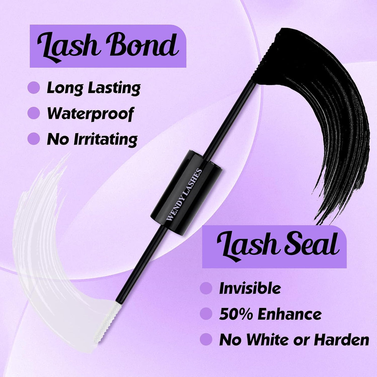 Individual Eyelash Lash Kit C/D Curl With Lash Bond and Seal Applicator & Remover