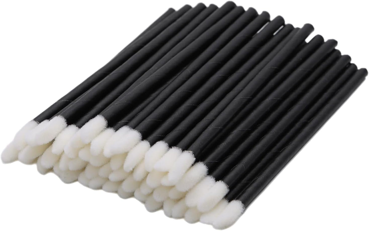 Paper Handle Mini Lip Brush Supplies Spoolies 200Pcs