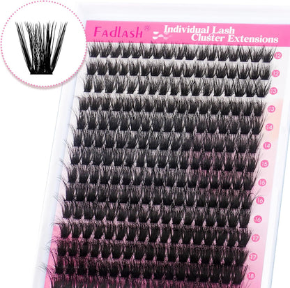 Lash Clusters 280Pcs 80D 12-18Mm Volume Fluffy Soft D Curl