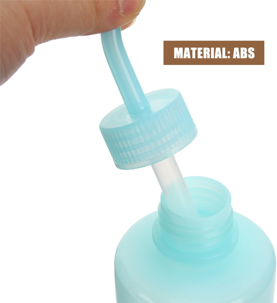 Refillable Eyelash Or Brow Cleaning Bottle With Bent Tip 3Pcs