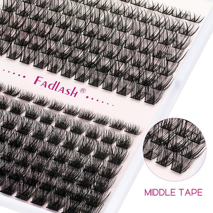 Lash Clusters DIY Eyelash Extensions 168 Clusters Lashes D Curl