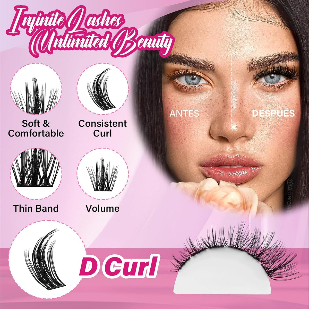 Lash Clusters Kit with 144 Pcs Individual Lashes  Bond and Seal Lash Remover