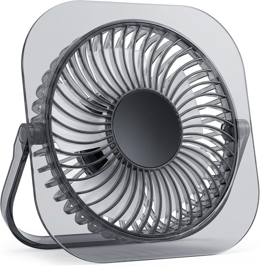 Small Portable USB Mini Table Fan BLACK